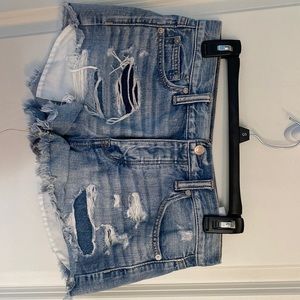 Denim shorts. Size 4